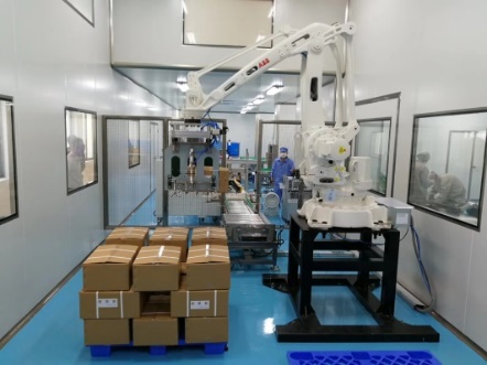 8-12 箱 / 分钟高速码垛，爱游戏体育网页版登录入口-爱游戏(中国)线设备赋能企业智能升级